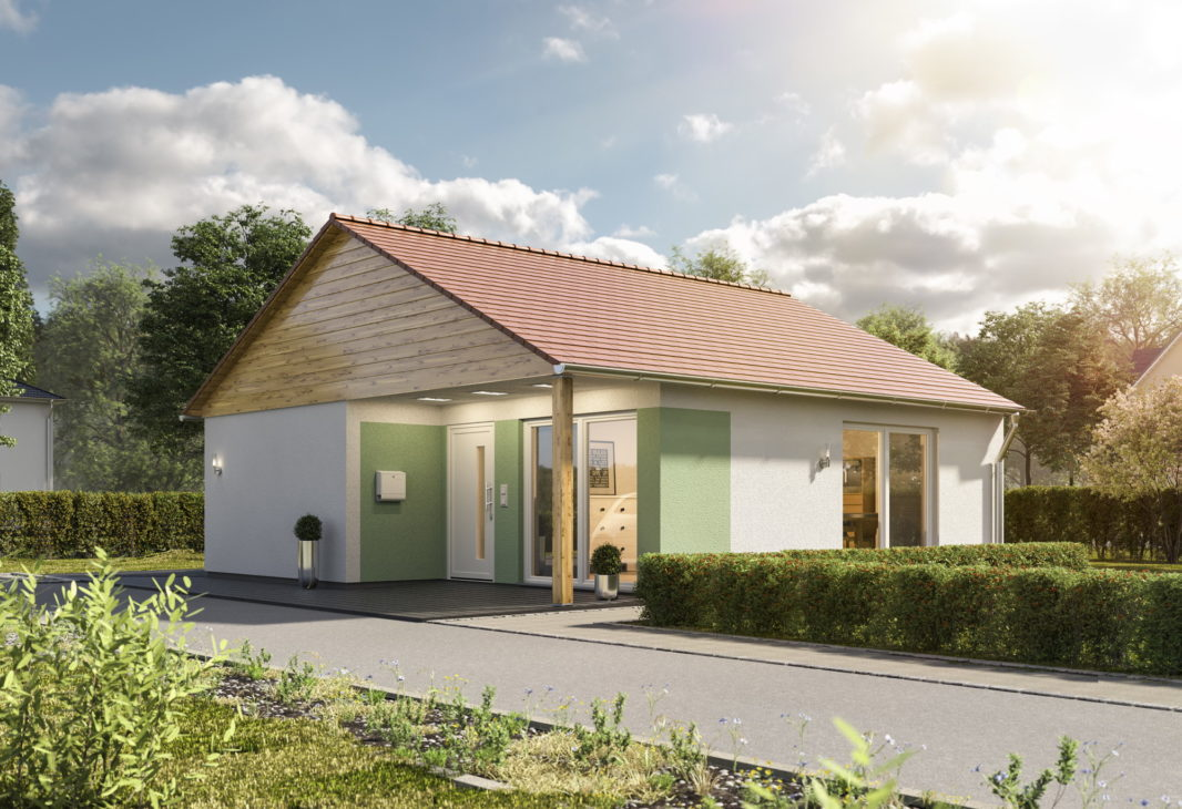 Mẫu nhà cấp 4 mái thái ở nông thôn